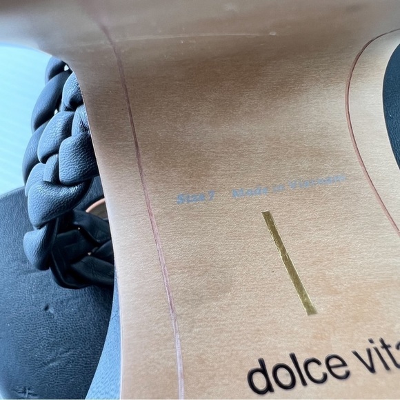 Dolce Vita Chunky Platform Heels womens 9 Black Ashby Twist Y2K 90s - Picture 12 of 12